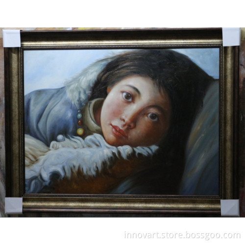 hand painted portrait oil painting